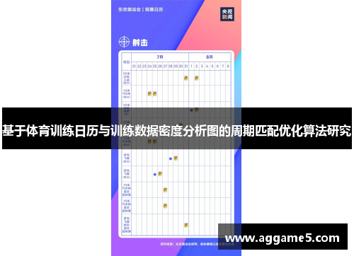 基于体育训练日历与训练数据密度分析图的周期匹配优化算法研究